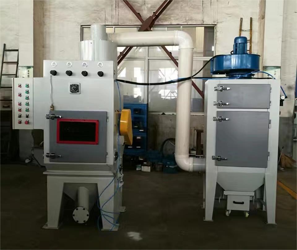 六安中小型零件履带式自动喷砂机高效清洁省时省力