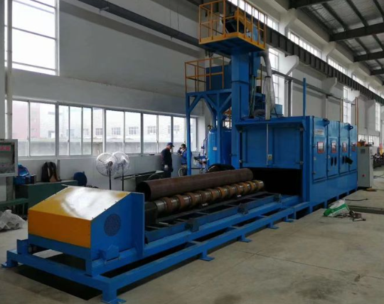 六安喷砂机在管道除锈中的现场施工应用