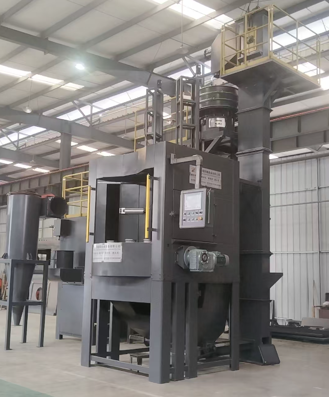 六安转盘式喷砂机 提升圆形工件处理效率