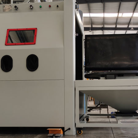 六安无尘喷砂机半自动模具喷砂机